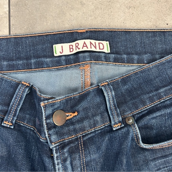 J Brand love story dark wash flare denim mid rise jeans 30 - Picture 4 of 7